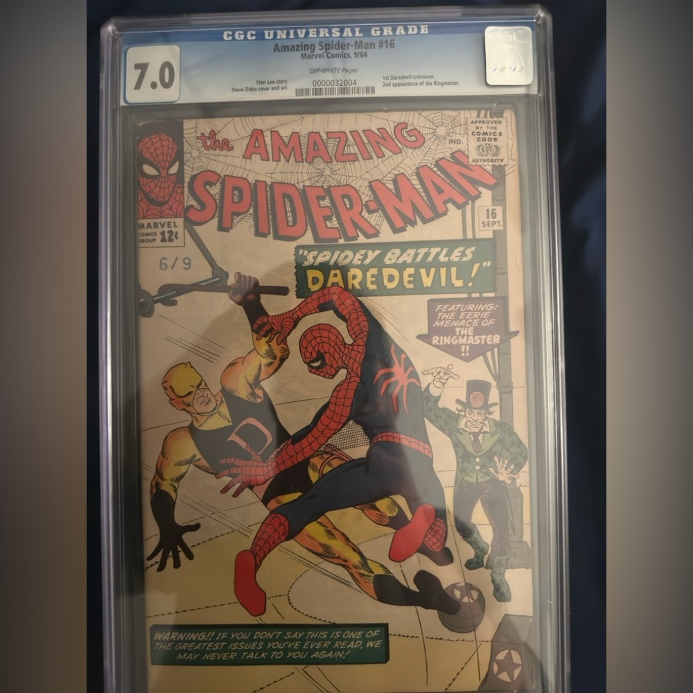 Amazing Spider-Man #16 Comic Book CGC 7.0
